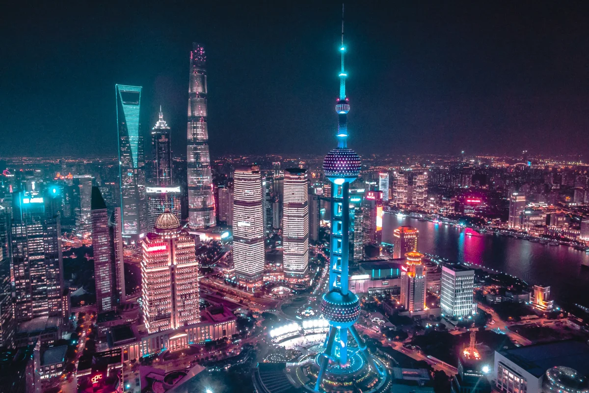 Shanghai skyline, China